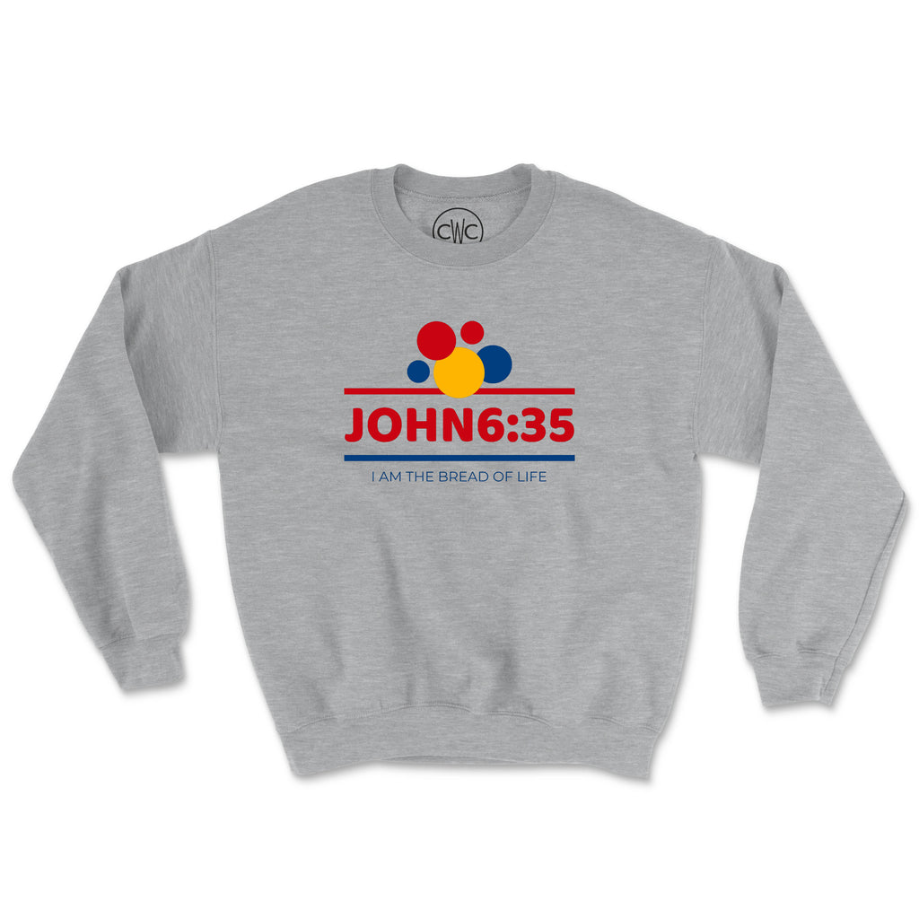 BREAD OF LIFE (UNISEX FIT) CREWNECK. 30% OFF FOR A LIMITED TIME