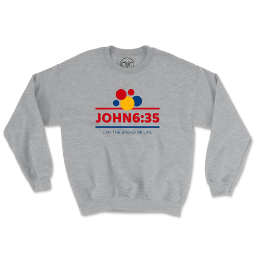BREAD OF LIFE (UNISEX FIT) CREWNECK. 30% OFF FOR A LIMITED TIME
