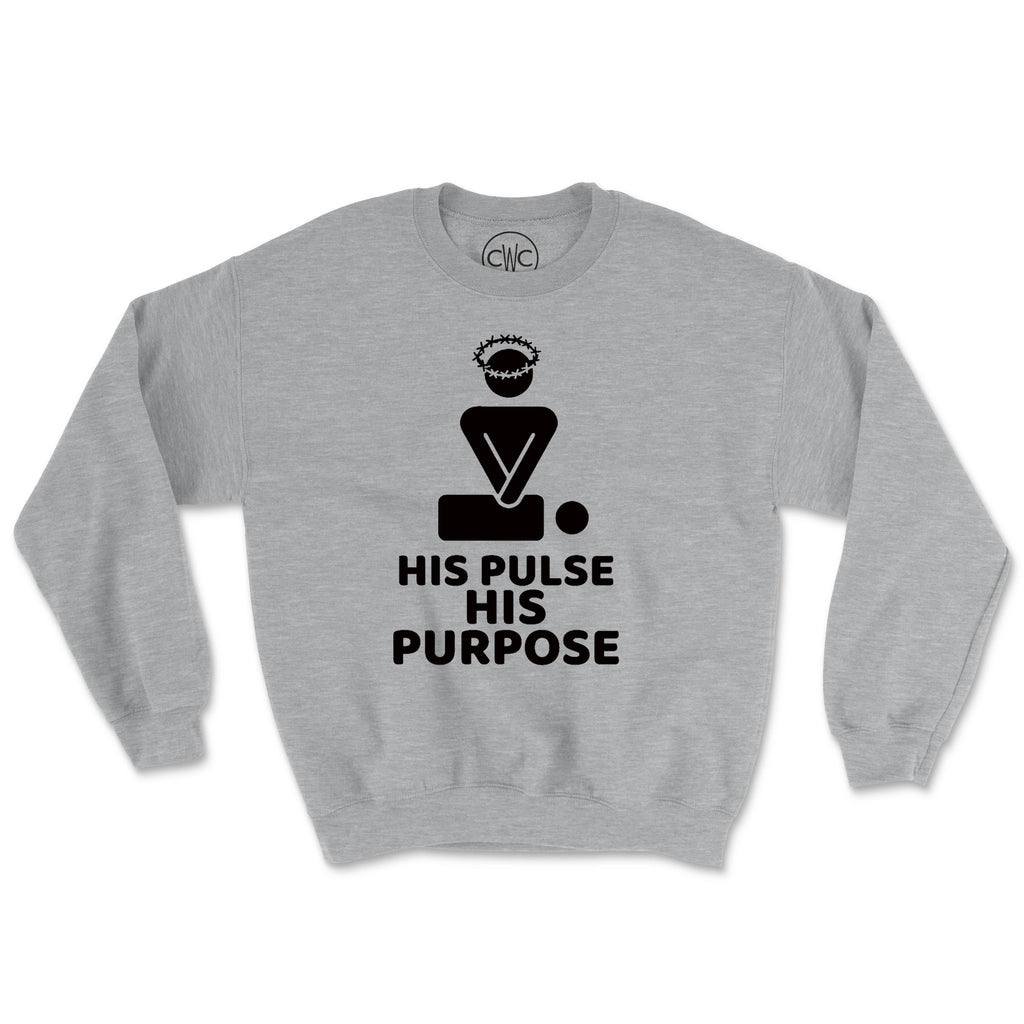 HIS PURPOSE (UNISEX FIT) CREWNECK. 30% OFF FOR A LIMITED TIME