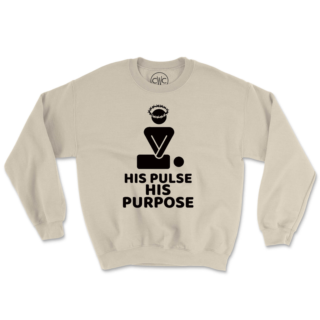 HIS PURPOSE (UNISEX FIT) CREWNECK. 30% OFF FOR A LIMITED TIME
