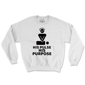 HIS PURPOSE (UNISEX FIT) CREWNECK. 30% OFF FOR A LIMITED TIME