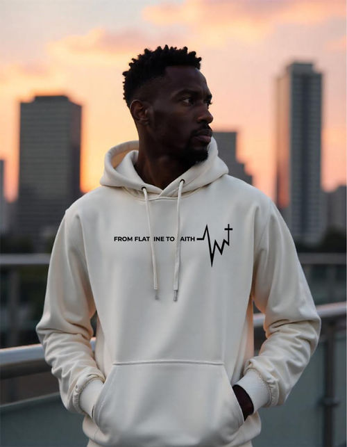 Clearrr with Christ Heavyweight Cross Grain Hoodie